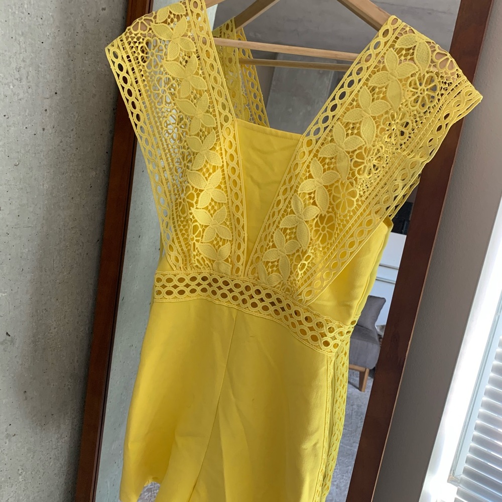 TopShop Lace Strap Romper